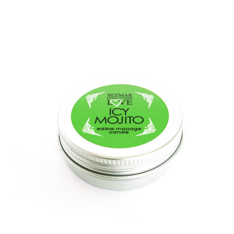 Mini Bougie de massage mojito 30ml - SEZ074