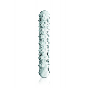 Gode en verre transparent perlé  n°6 Glossy - CC532064020 Gode en verre transparent perlé  n°6 Glossy - CC532064020