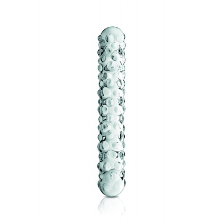 Gode en verre transparent perlé  n°6 Glossy - CC532064020