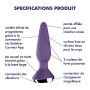 Plug anal vibrant connecté USB ilicious 1 violet Satisfyer - CC597221