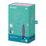 Plug anal vibrant connecté USB ilicious 1 violet Satisfyer - CC597221