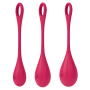 Boules de Geisha Satisfyer Yoni Power 1 - Set de 3 - Rouge