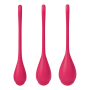 Boules de Geisha Satisfyer Yoni Power 1 - Set de 3 - Rouge