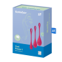 Boules de Geisha Satisfyer Yoni Power 1 - Set de 3 - Rouge