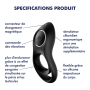 Cockring  Satisfyer Legendary Duo - Noir