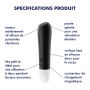 Vibromasseur  Satisfyer Ultra Power Bullet 2 - Noir