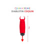 Mini vibromasseur Diablotin Coquin Clara Morgane - Rouge