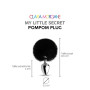 My little secret pompom plug - noir