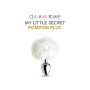 My little secret pompom plug - blanc