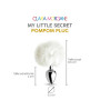 My little secret pompom plug - blanc
