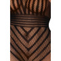 Bodystocking en résille grande taille - DG0402XBLK