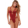 Body en dentelle florale avec lanières. Dos nu - DG10551GAR