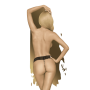 Pure instincts - String ouvert  - Noir