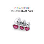 My little Heart Plug - Rose