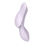 2 en 1 Vibromasseur et stimulateur de clitoris USB violet Curvy Trinity 2 Satisfyer - CC597788