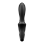 Vibromasseur rabbit noir USB, chauffant et connecté Heat Climax  Satisfyer - CC597791