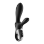 Vibromasseur rabbit noir USB, chauffant et connecté Heat Climax  Satisfyer - CC597791