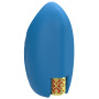 Masturbateur vibrant bleu en silicone, USB MILO - WS-NV524