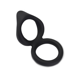 Double cockring noir en silicone - WS-NV508B Double cockring noir en silicone - WS-NV508B