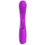 Vibromasseur triple stimulation très puissant violet USB - WS-NV062PUR