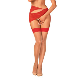 S814 Bas jarretelles rouge S814 Bas jarretelles rouge