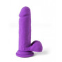 VIBROMASSEUR RÉALISTE R12 14.4CM AVEC TÉLÉCOMMANDE VIOLET