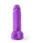 VIBROMASSEUR RÉALISTE R12 14.4CM AVEC TÉLÉCOMMANDE VIOLET
