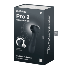 Pro 2 Génération 3 Air pulse - Noir Satisfyer Pro 2 Génération 3 Air pulse - Noir Satisfyer