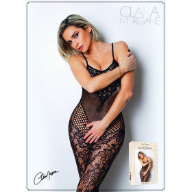 Bodystocking en dentelle florale et fine résille - Le Numéro 19 - Collection Bodystocking - CM99019 Bodystocking en dentelle florale et fine résille - Le Numéro 19 - Collection Bodystocking - CM99019