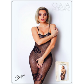 Bodystocking résille noire avec fine bretelles - Le Numéro 6 - Collection Bodystocking - CM99006 Bodystocking résille noire avec fine bretelles - Le Numéro 6 - Collection Bodystocking - CM99006