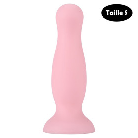 Plug anal ventouse rose pastel taille S - A-001-S-PNK Plug anal ventouse rose pastel taille S - A-001-S-PNK