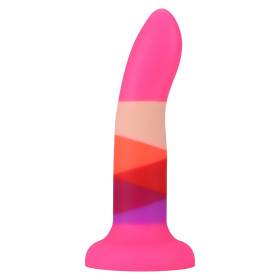 Gode ventouse 6 couleurs rose - DO-051-S-7 Gode ventouse 6 couleurs rose - DO-051-S-7