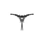 Celia string ouvert noir