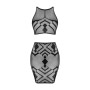 K101 top et jupe - Noire