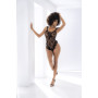 Body noir sexy avec coupe string - MAL8759BLK