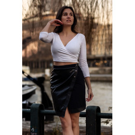 Jupe longue noire Frida - LSL2-LBLK Jupe longue noire Frida - LSL2-LBLK