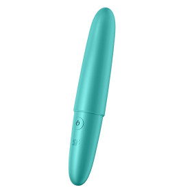 Vibromasseur turquoise USB Ultra Power Bullet 6 Satisfyer - CC597741 Vibromasseur turquoise USB Ultra Power Bullet 6 Satisfyer - CC597741