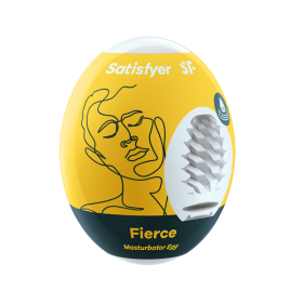 Oeuf masturbateur Fierce - Jaune Oeuf masturbateur Fierce - Jaune