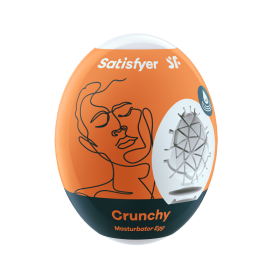 Oeuf masturbateur Crunchy - Orange Oeuf masturbateur Crunchy - Orange