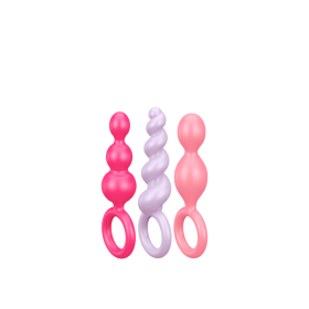 Plug anal Satisfyer Booty Call 3 pcs - Multicolor Plug anal Satisfyer Booty Call 3 pcs - Multicolor