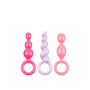 Plug anal Satisfyer Booty Call 3 pcs - Multicolor