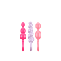 Plug anal Satisfyer Booty Call 3 pcs - Multicolor