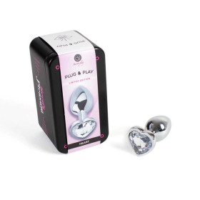 Plug anal secret play - Coeur crystal Plug anal secret play - Coeur crystal