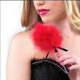 Mini plumeau secret play - Rouge Mini plumeau secret play - Rouge