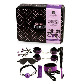 Secret Bondage : Ensemble BDSM 8 pcs 6197 - Noir et Violet Secret Bondage : Ensemble BDSM 8 pcs 6197 - Noir et Violet