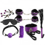 Secret Bondage : Ensemble BDSM 8 pcs 6197 - Noir et Violet