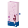 Vibromasseur rabbit point G rouge double stimulation clitoridienne Touch Me Satisfyer - CC597811SA