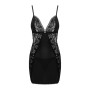 Maderris nuisette et String - Noire