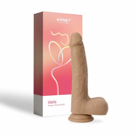 Idalis - Gode vibrant avec va et viens 20.30 cm - Chair
