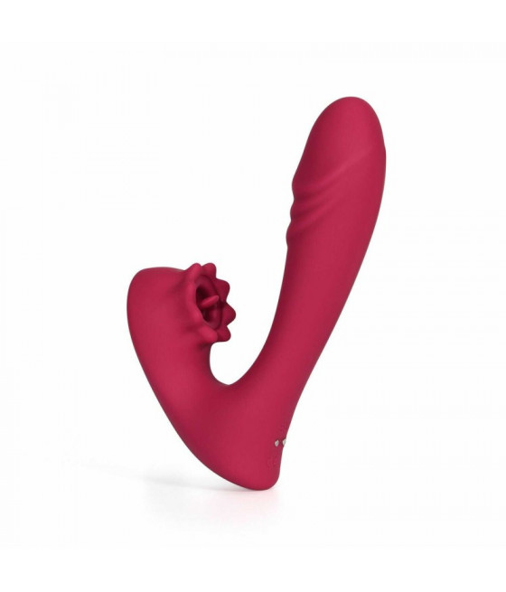 Lacy - Vibromasseur point G avec langue pour le clitoris